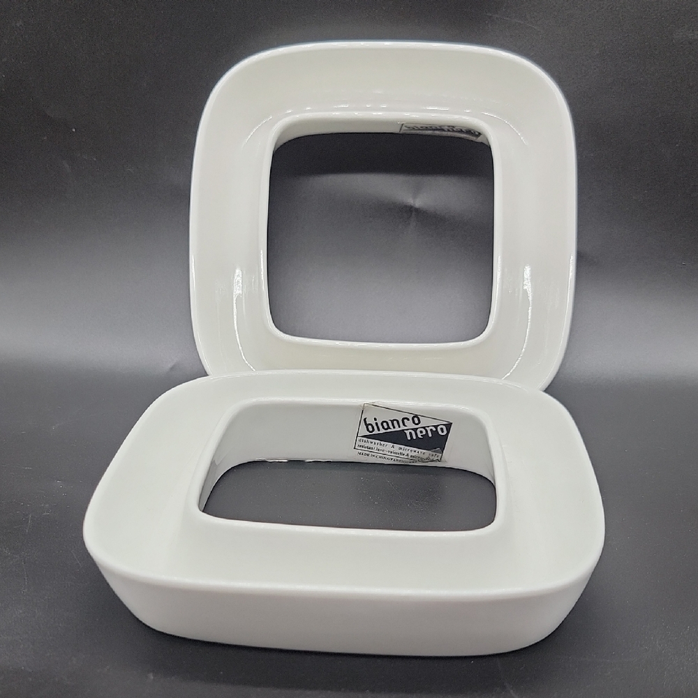 bianco nero Appetizer Serveware Set Of 2